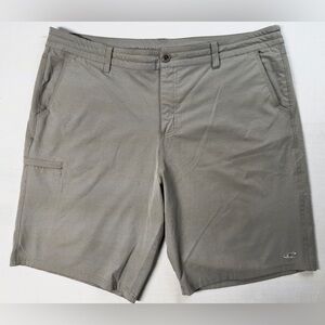 O'Neill Crossover Men's Hybrid Shorts Gray 10" Inseam Stretch Mens Size 40